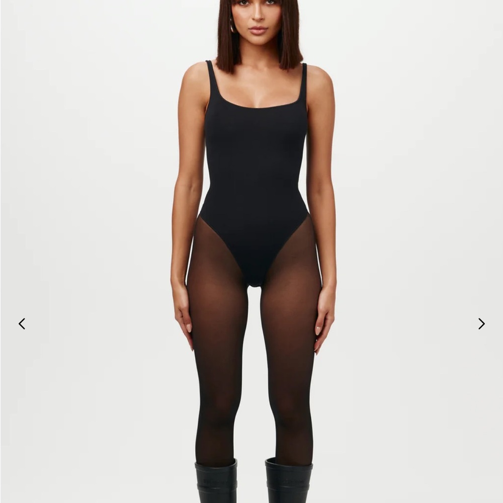 Naked Wardrobe Black Bodysuit